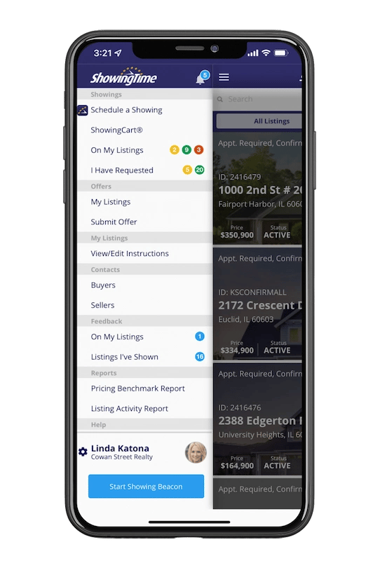 ShowingTime Mobile App ShowingTime schedule