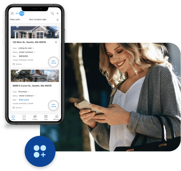 Dotloop 2.0 Mobile Product Image with Realtor Dotloop 2.0 Mobile Product Image with Realtor